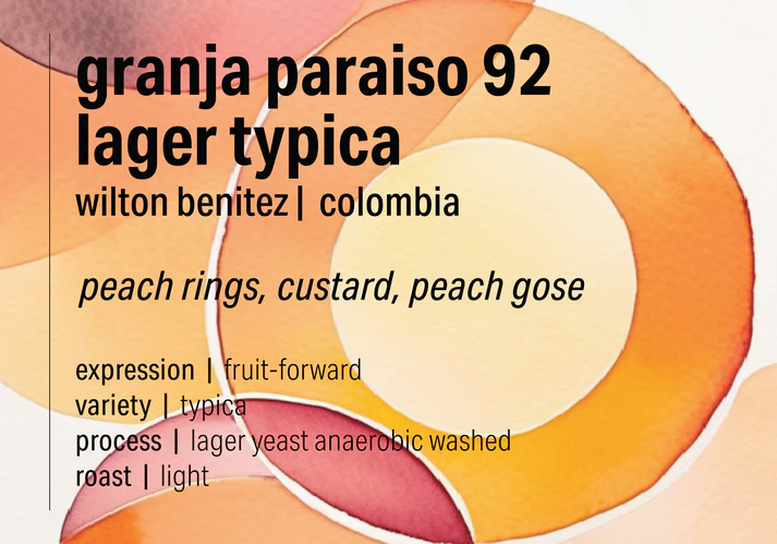 COLOMBIA GRANJA PARAISO92 (LARGER TYPICA)