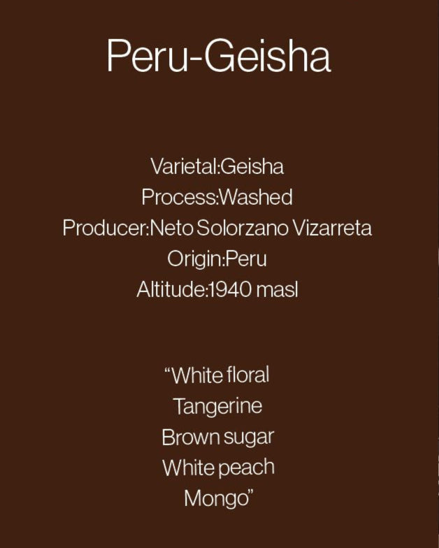 PERU LA MARGARITA GEISHA