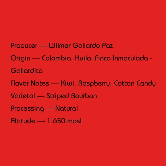COLOMBIA - FINCA INMACULADA GALLARDITO
