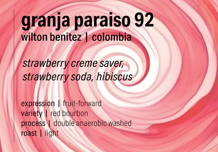 COLOMBIA GRANJA PARAISO92 (RED BOURBON)