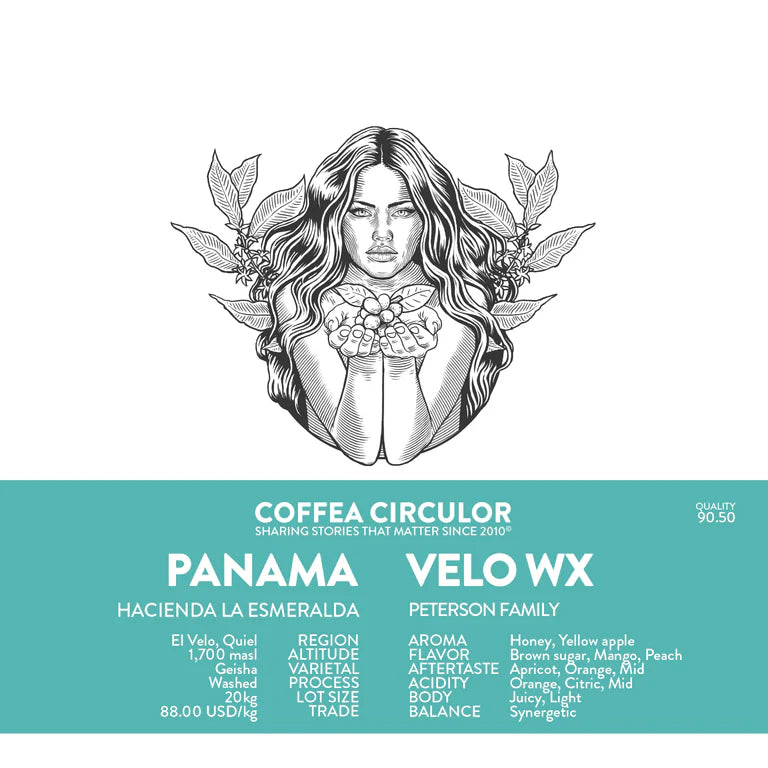 PANAMA HACIENDA LA ESMERALDA VELO WX