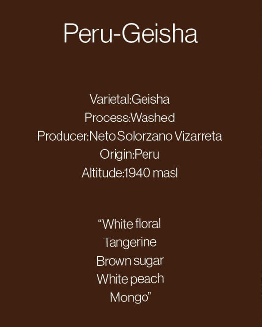 PERU LA MARGARITA GEISHA